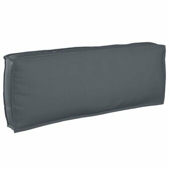 Palletkussen voor Rugleuning Anthraciet 120x40x12 cm Oxford Stof 2