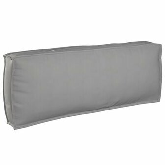 Pallet Kussen voor Rugsteun Grijs 120x40x12 cm Oxford Stof 2