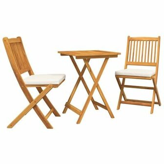 3-delige tuin bistroset van massief acaciahout 2