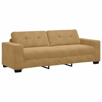 3-zitsbank bruin 180 cm fluweel 2