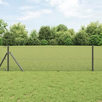 Gelast Draadhek Grijs 0.4x25 m Staal 1
