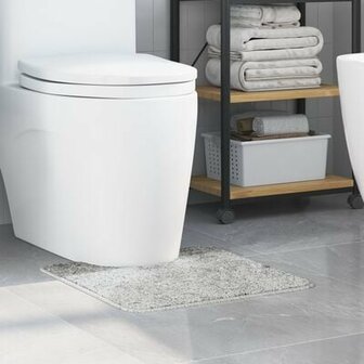 Badmat U-Vorm Grijs 50x50 cm Polypropeen Antislip 1