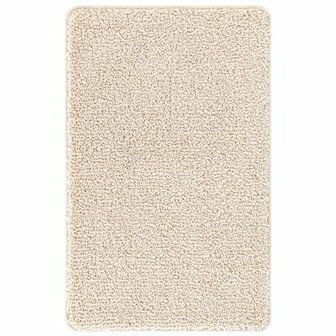 Badmat Rechthoekig Cr&egrave;me 50x80 cm Polypropyleen Antislip 2