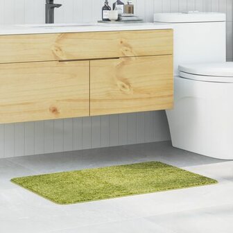 Badmat Rechthoekig Groen 60x90 cm Polypropeen Antislip 1