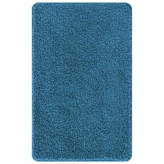 Badmat Rechthoekig Blauw 60x90 cm Polypropeen Antislip 2