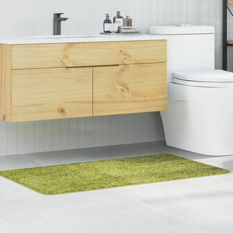 Badmat Rechthoekig Groen 70x120 cm Polypropeen Antislip 1