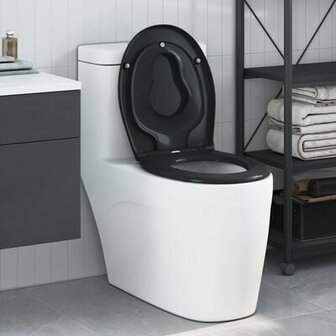 Familie Toiletbril met Kinderset Snelle Release Duroplast 1