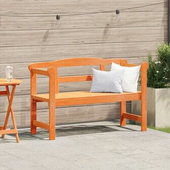 Tuinbank 119x76x44 cm massief grenenhout en acaciahout 1