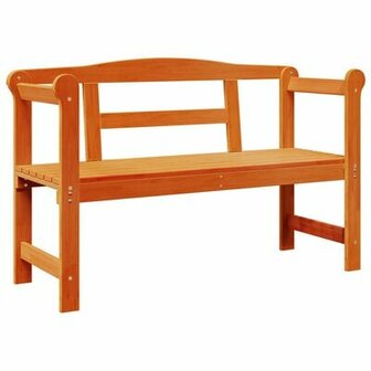 Tuinbank 119x76x44 cm massief grenenhout en acaciahout 2