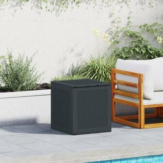 Tuin Opbergbox Anthraciet 55x53x57 cm PP 1