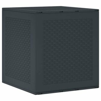 Tuin Opbergbox Anthraciet 55x53x57 cm PP 2