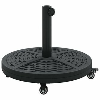 Parasolvoet met Wielen voor &Oslash;38-48 mm Polen 13 kg Rond 2