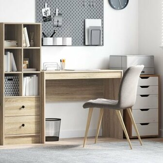 Schrijfbureau Sonoma eiken Hout 100 x 40 x 76 cm Eenvoudig 1