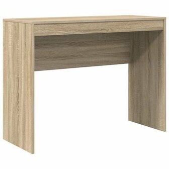 Schrijfbureau Sonoma eiken Hout 100 x 40 x 76 cm Eenvoudig 2