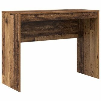 Schrijfbureau Oud Hout Bewerkt Hout 100 x 40 x 76 cm Duurzaam 2