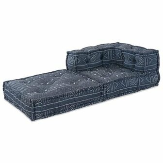 Modulaire Poef Indigo 70x70x54 Stof 1