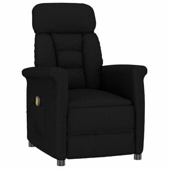 Massagestoel microvezelstof zwart 2