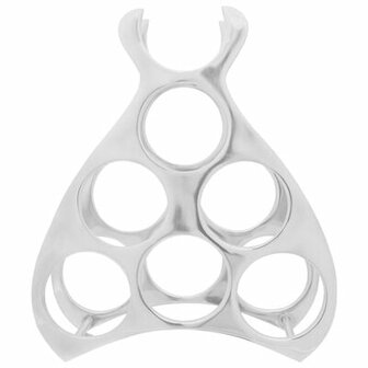 Flessenrek Zilver 38 x 33 x 13 cm Aluminium 1