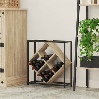 Wijnrek Sonoma Eiken 51x18x52,5 cm Gefabriceerd Hout 1