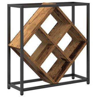 Wijnrek Oud Hout 51x18x52,5 cm Engineered Wood 2