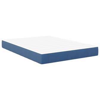 Pocket Veer Matras Blauw Medium 160x200x20 cm Stof 2