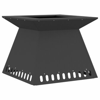 Vuurkorf 60x60x50 cm staal 2