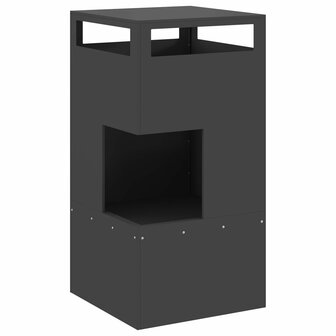 Vuurkorf 50x50x100 cm staal zwart 2