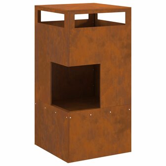 Vuurkorf 50x50x100 cm cortenstaal 2