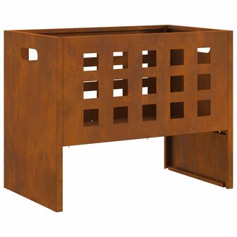 Vuurkorf rechthoekig 50x30x40 cm cortenstaal 2