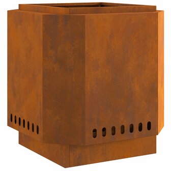 Rookloze Vuurkorf 48x48x51 cm Weerbestendig Staal 2
