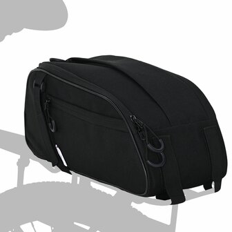 Fietstas voor Pannier Rack 8 L Zwart 38x16x16 cm 1