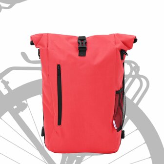 Fietstas voor Pannier Rack 20 L Rood 31x13x58 cm 1