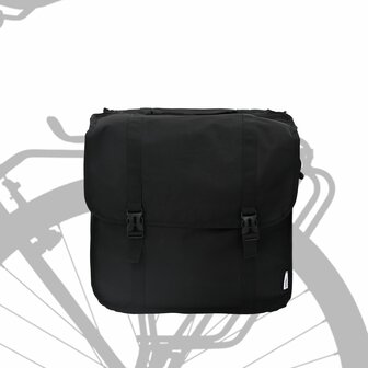 Fietstas Dubbele Tassen 48 L Zwart 1