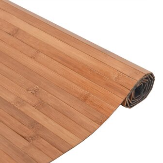 Vloerkleed rechthoekig 80x200 cm bamboe naturel 4