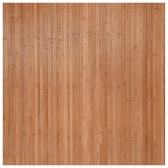 Vloerkleed rechthoekig 100x100 cm bamboe naturel 2