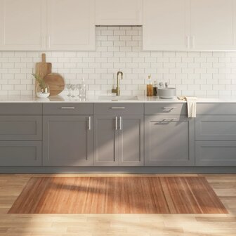 Vloerkleed rechthoekig 100x200 cm bamboe naturel 1