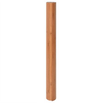 Vloerkleed rechthoekig 100x200 cm bamboe naturel 3