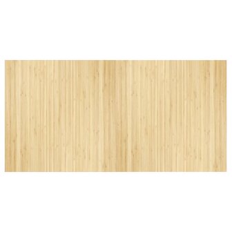Vloerkleed rechthoekig 100x200 cm bamboe lichtnaturel 2