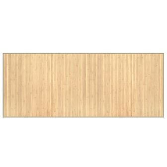 Vloerkleed rechthoekig 80x200 cm bamboe lichtnaturel 2