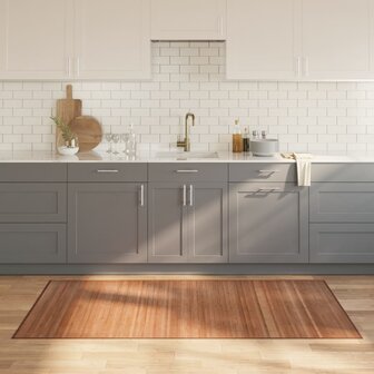 Vloerkleed rechthoekig 100x200 cm bamboe naturel 1