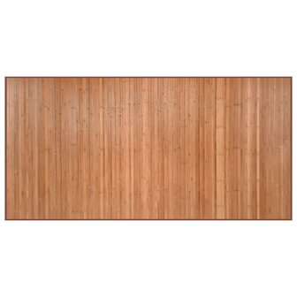 Vloerkleed rechthoekig 100x200 cm bamboe naturel 2