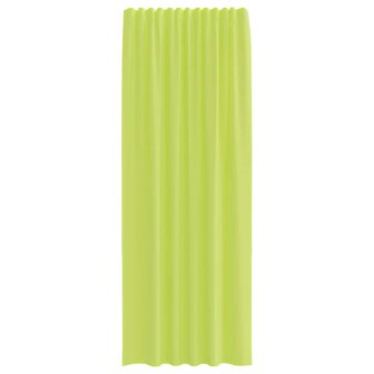 Gordijnen voile met roedezakken 2 st appelgroen 4