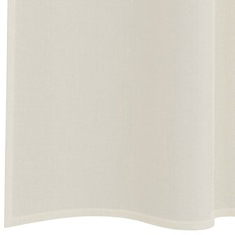Gordijnen voile met roedezakken 2 st cr&egrave;mekleurig 6