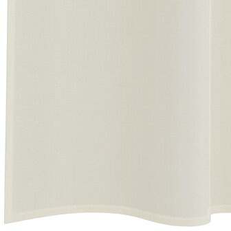 Gordijnen voile met roedezakken 2 st cr&egrave;mekleurig 6