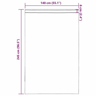 Gordijnen voile met roedezakken 2 st oranje 9