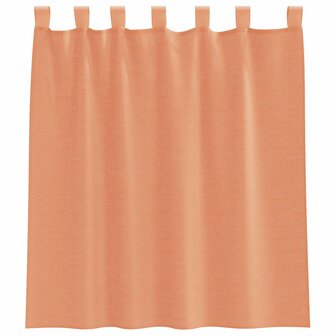 Voile gordijnen met roedezakken 2 st terracotta 4