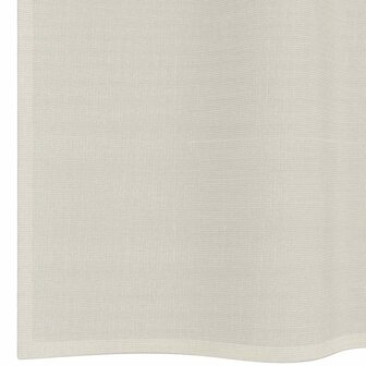 Gordijnen voile met Tab Top 2 st cr&egrave;mekleurig 6