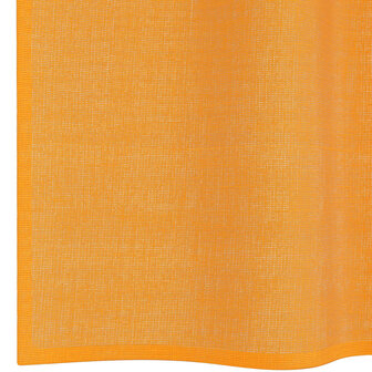 Gordijnen voile met lussen 2 st 140x175 cm oranje 6