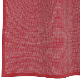 Gordijnen voile met lussen 2 st 140x175 cm wijnrood 6