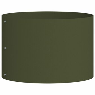 Olijf Groen Metalen Pot Olijf groen Metaal Medium Plantenbakken 2
